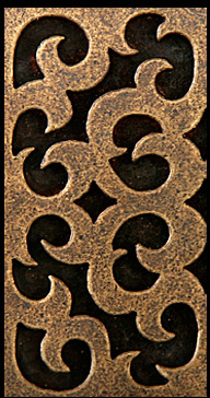 Pewter Metal Tiles - Byzantium Pewter Accent Tiles