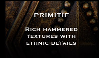 Pewter Metal Tiles - Primitif Pewter Accent Tiles