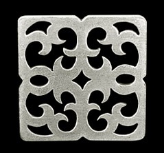 Pewter Tile Inserts, Tile Accents