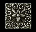 Pewter Tile Inserts, Tile Accents
