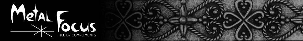 Pewter Tiles, Metal Tiles, Accent Tiles, Backsplash Tiles, Insert Tiles