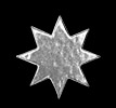 Pewter Tile Tack, Decorative Tile Inserts