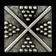 Pewter Tile Tacks, Tile Inserts, Tile Accents