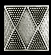 Pewter Tile Tacks, Tile Inserts, Tile Accents